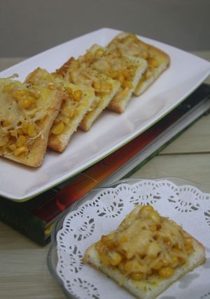 Foto resep Roti Panggang Jagung Keju