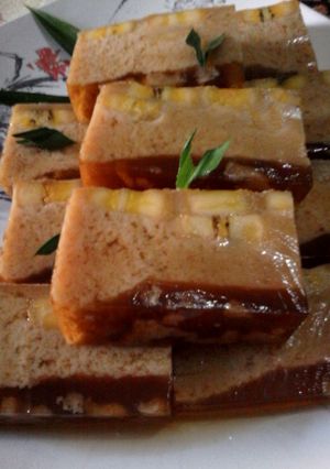 Foto resep Puding Pisang Santan Legit