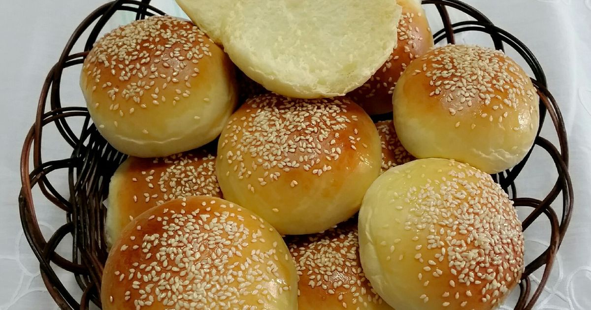 Boger Roti Resep Roti Burger. oleh Nikmatul Rosidah - Cookpad