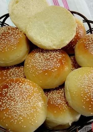 Foto resep Roti Burger.