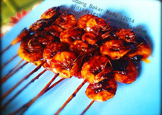 Udang Bakar Madu ala Mang Engking