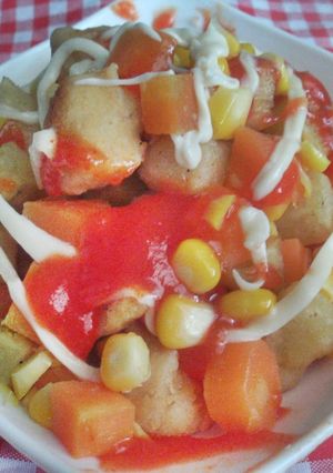 Foto resep Salad Tahu Crispy Alakadarnya