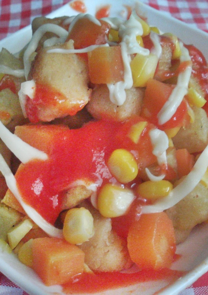 Foto resep Salad Tahu Crispy Alakadarnya