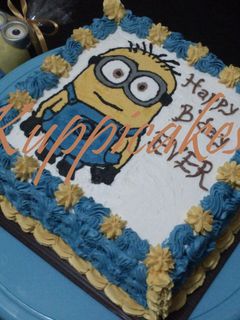 Foto resep Minion Buttercream Transfer Cake