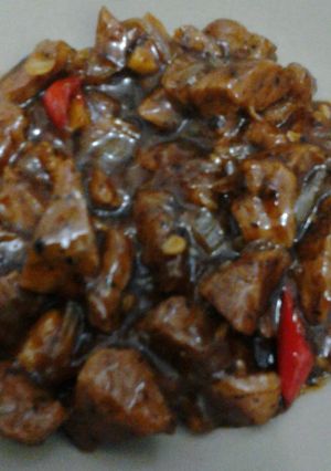 Foto resep sapi lada hitam hemat kilat
