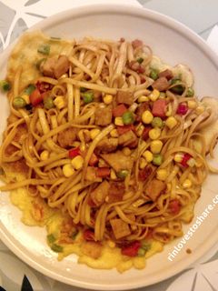 Foto resep Colorful Vegetarian Noodles