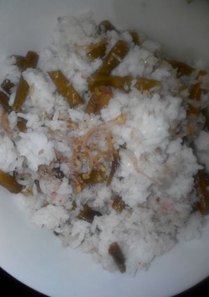 Foto resep nasi urap kukus