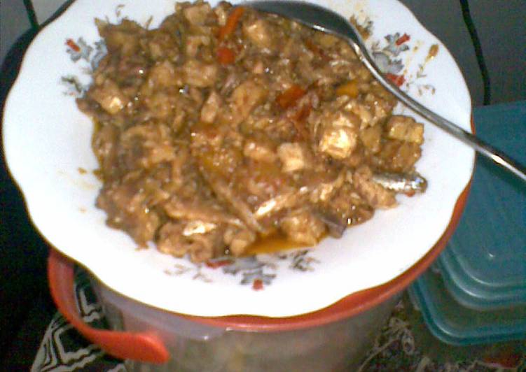Tumis Pindang Suwir dan Tempe Kecap
