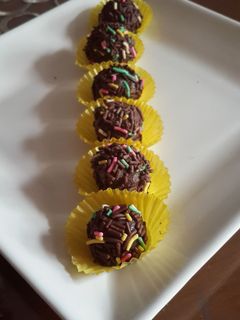 Foto resep bola coklat cinta