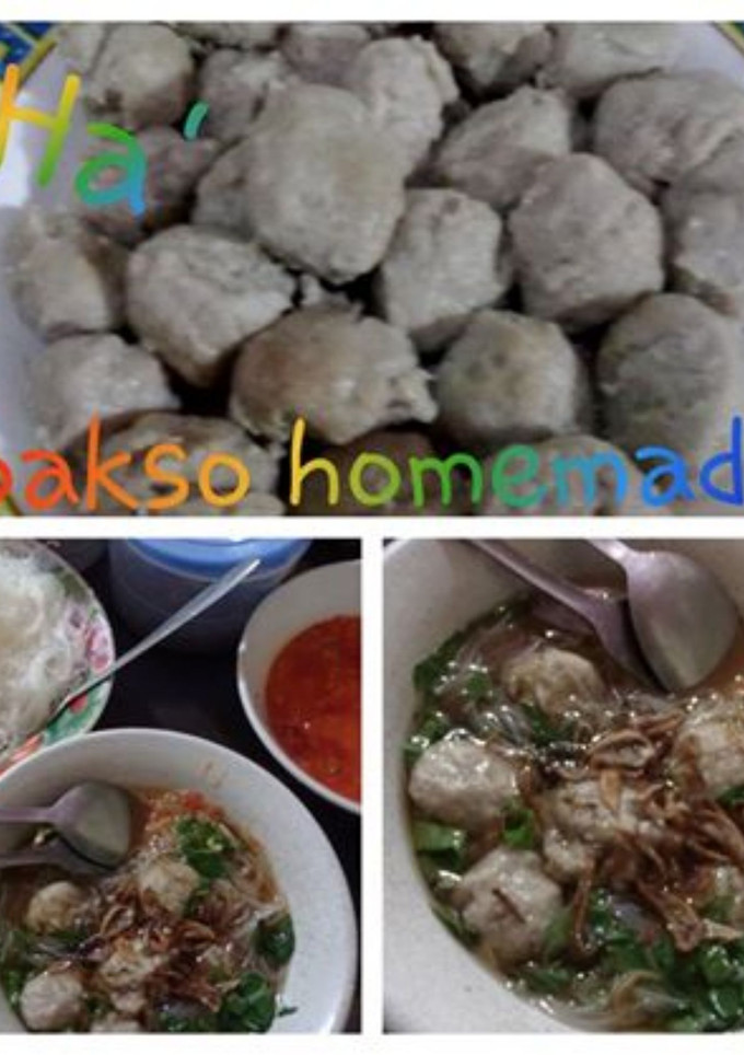 Foto resep bakso sapi