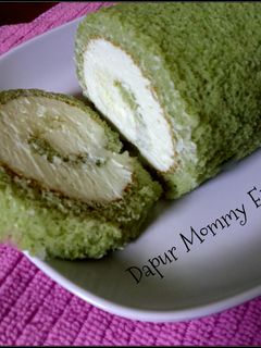 Foto resep Green Tea Swiss Roll