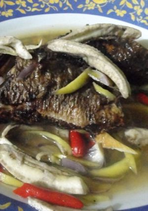 Foto resep "Iwak Baubar Cacapan Asam" asli Kalimantan Selatan
