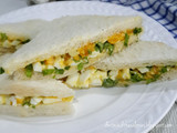 Sandwich hard-boiled egg, sarapan sehat dan praktis