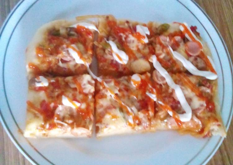 Resep Pizza Jamur Cabe Hijau yang Enak