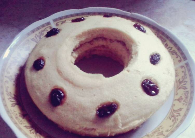 Resep bolu kukus jahe kismis yang simpel