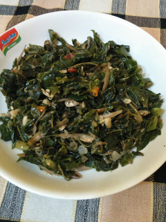 Foto resep oseng-oseng daun kates