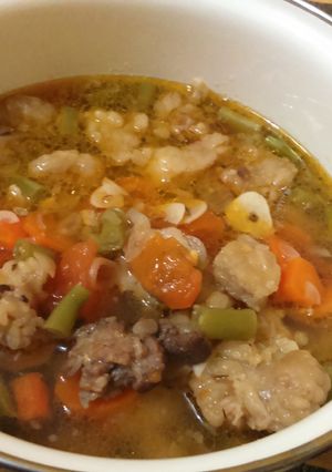 Foto resep asem-asem daging dan sayuran