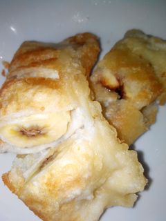Foto resep roti goreng pisang coklat