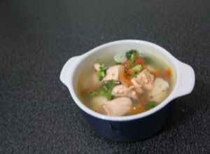 Foto resep Sup ikan salmon segeerrr (MPASI) 1 tahun ke atas
