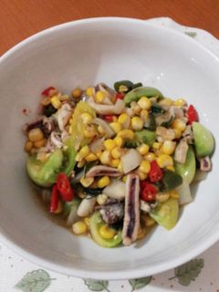 Foto resep Cumi Masak Jagung Manis