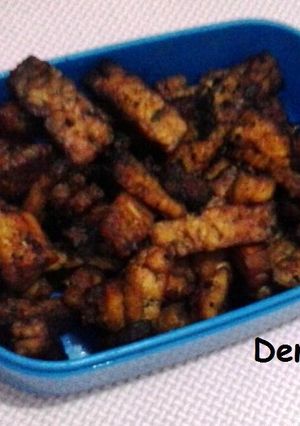 Foto resep dendeng vegan ^^ 