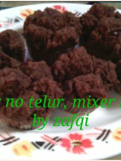 Foto resep Brownies mekar no telur no mixer no oven