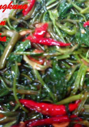 Foto resep Tumis Kangkung Belacan aka Terasi sedep