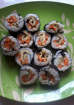 Foto resep Kimbab sederhana