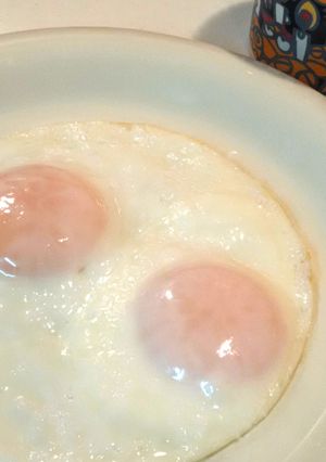 Foto resep Telor Mata Sapi setengah matang ala Hotel anti gagal