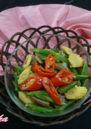 Foto resep Oseng Buncis Jagung Muda