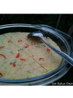 Foto resep Oat Kukus Daun Bawang