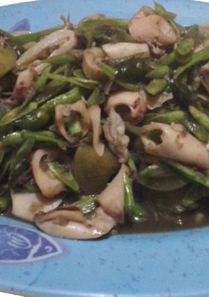 Foto resep Cumi Asin Buncis Mini