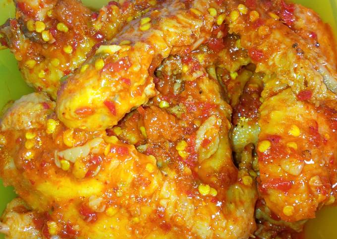 Resep Sayap  Ayam Setan  ulala hottt oleh DesyChomel 11 