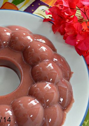 Foto resep Puding Merah Kacang Hijau