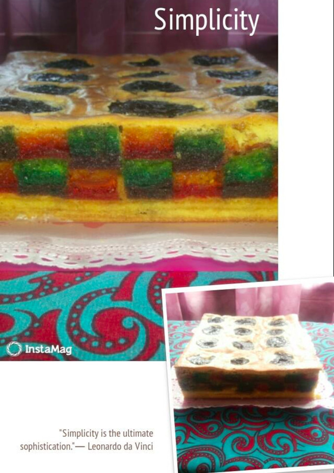 Foto resep Lapis Legit Rainbow Domino
