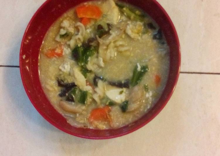 Langkah Mudah untuk Menyiapkan sapo tahu sayur yang Menggugah Selera