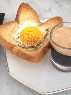 Foto resep Bread Baked Egg in a bowl