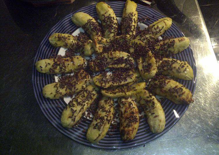 Resep Pisang Panggang Suklat (Susu Coklat), Bisa Manjain Lidah