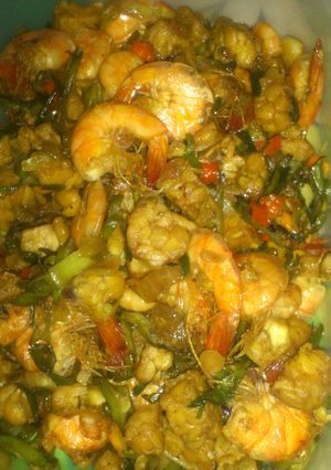 Foto resep oseng tempe udang plus kecipir ala dapur nenek