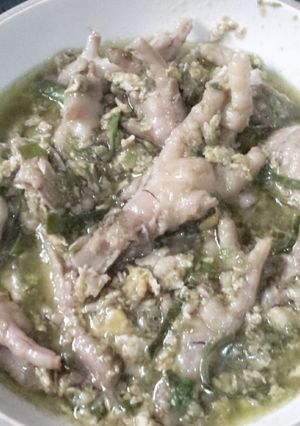 Foto resep Seblak Ceker Kuah Hijau