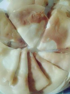 Foto resep Crepes with chocolate and cheese
