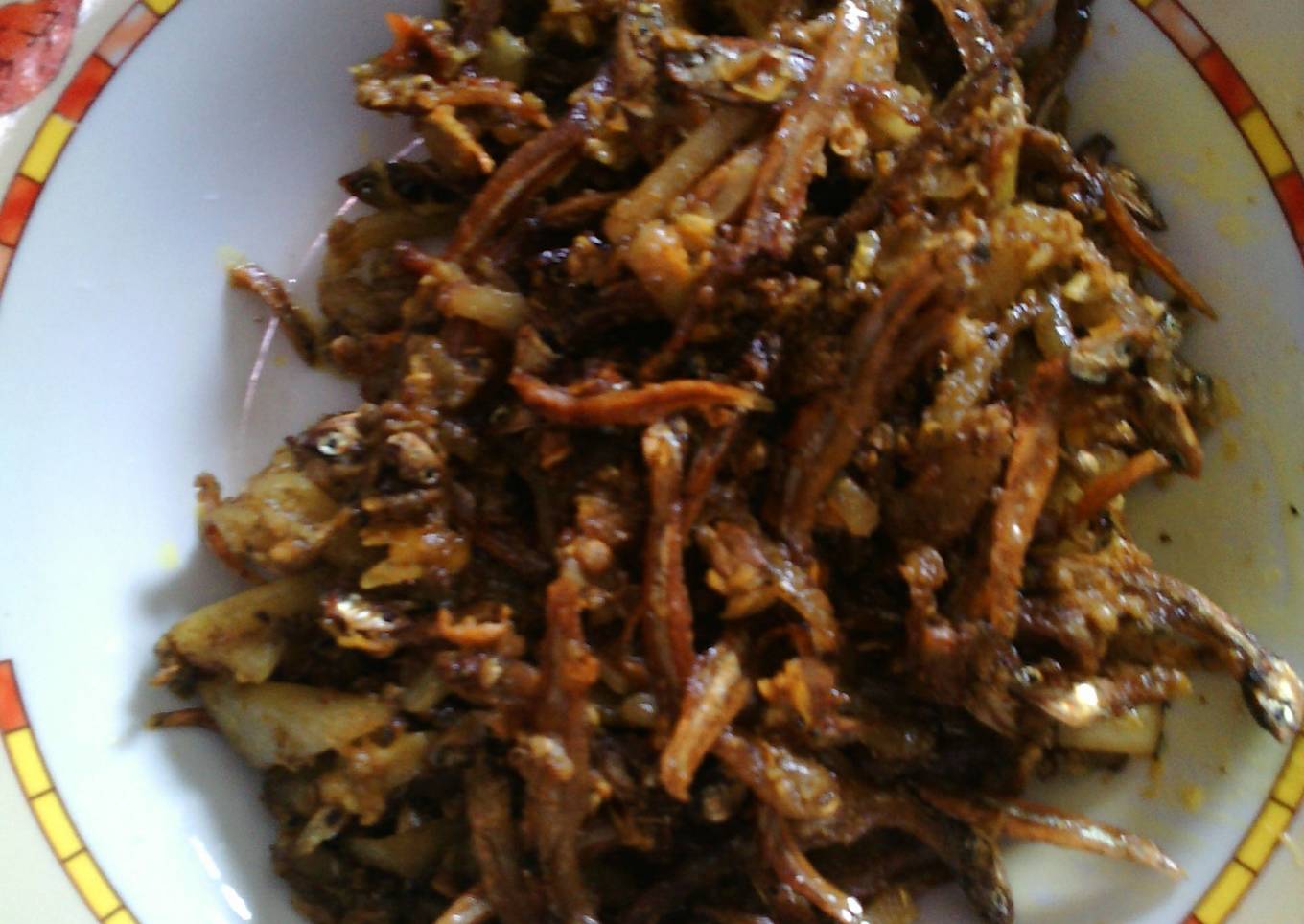 teri kentang bumbu spesial hot