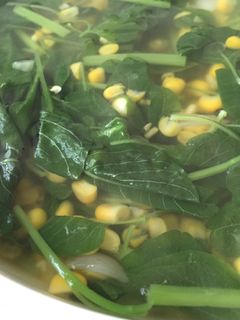 Foto resep Sop Bayam Jagung Bawang 