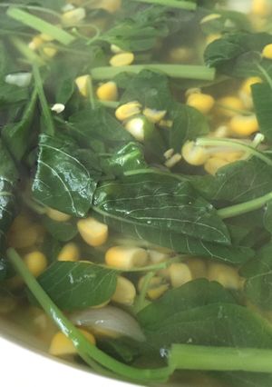 Foto resep Sop Bayam Jagung Bawang 