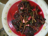 Bayam Merah Tumis