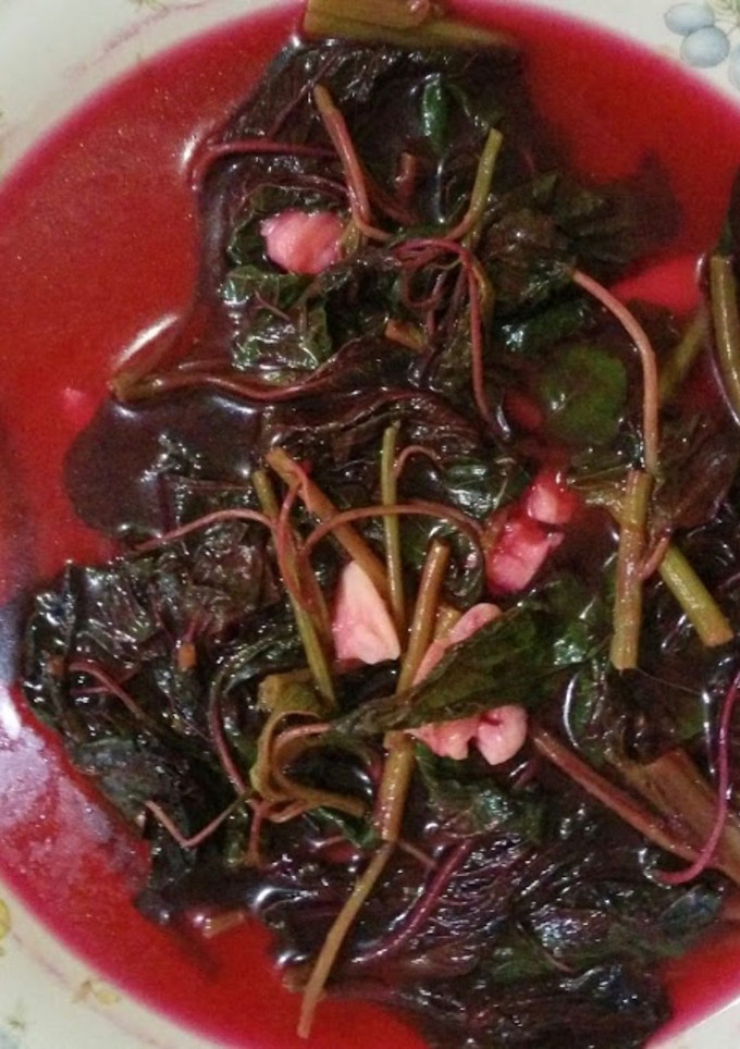 Foto resep Bayam Merah Tumis