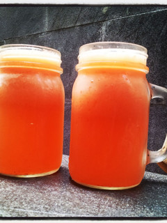 Foto resep Juice Jemari (jeruk apel merah strawberry)