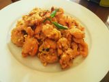 udang kriuk saus telur asin 