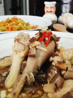 Foto resep Ayam Jamur Kukus