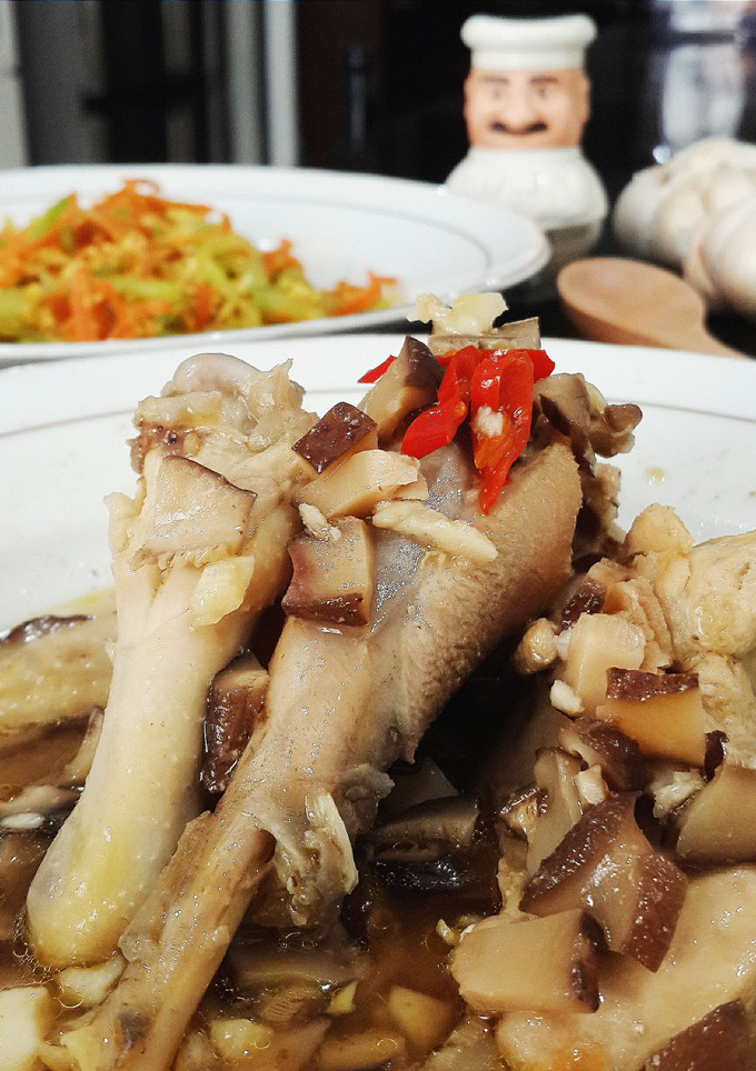 Foto resep Ayam Jamur Kukus